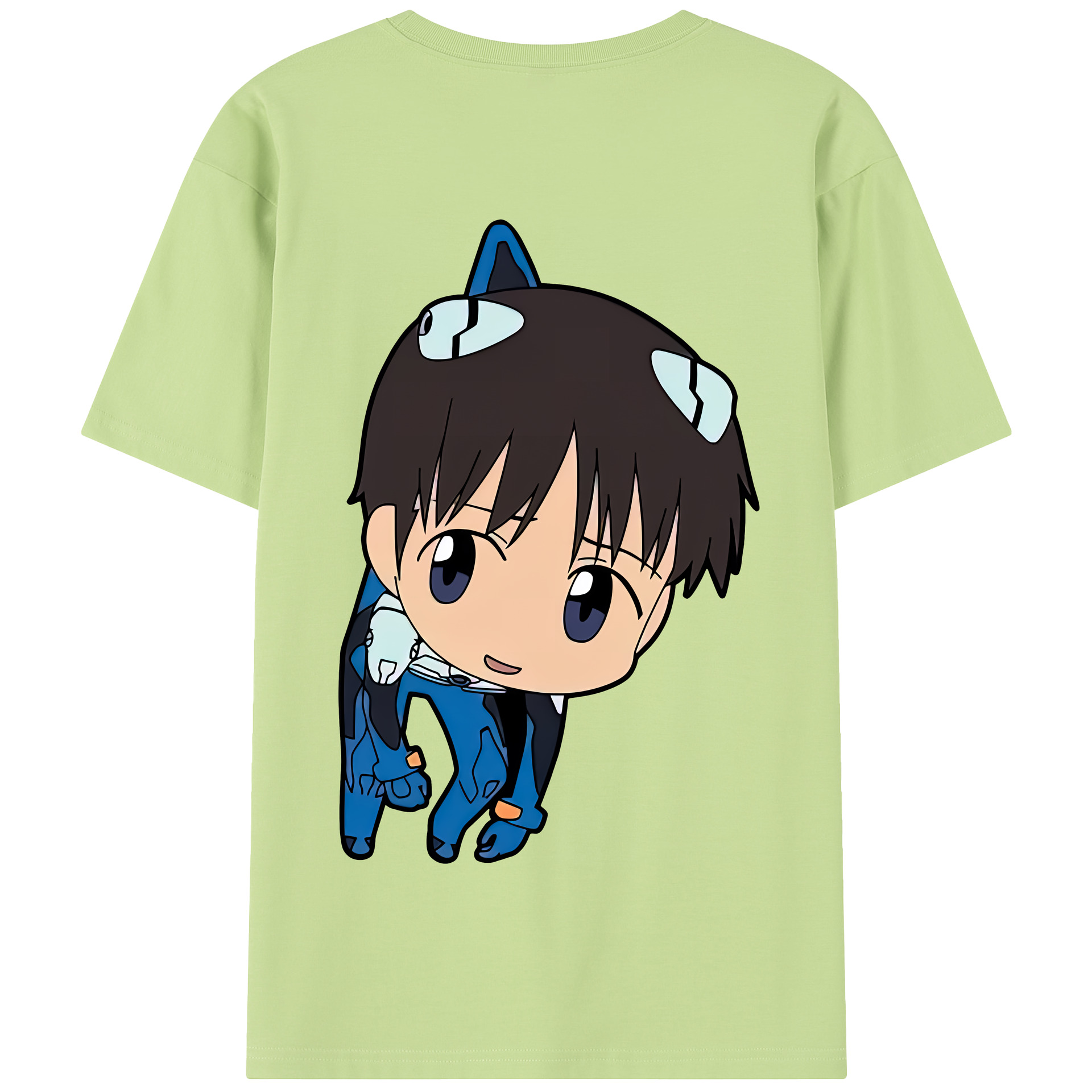 （画像用） EVA 新世紀エヴァンゲリオン 綿100％半袖Tシャツ（背面プリント）